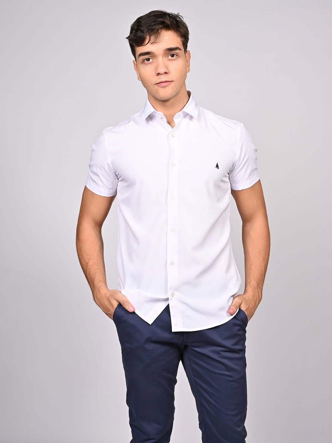 Camisa blanca slim fit